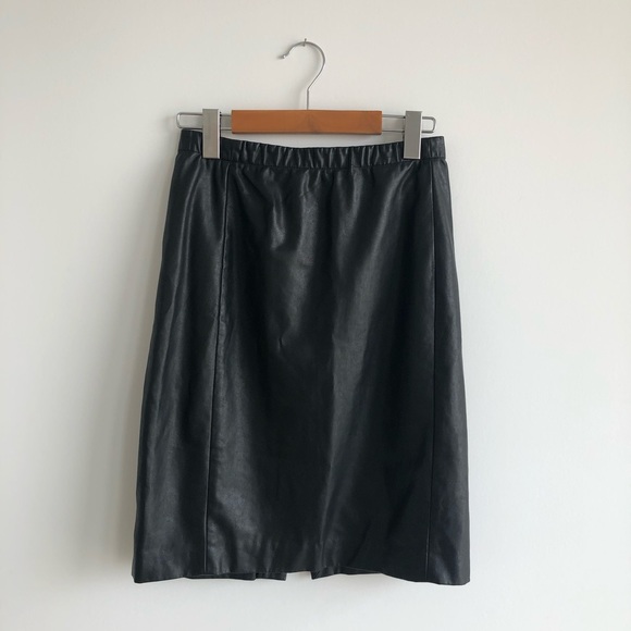 Aritzia Babaton Leather Skirt - Picture 1 of 4